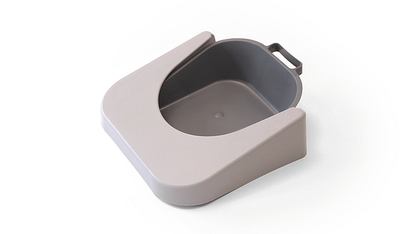 The Bedderpan, a better bedpan, with fracture pan